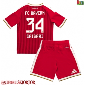 Bayern Munich Ismael Saibari #34 Hemmakläder Barn 2026-27 Kortärmad (+ Korta byxor)